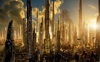 City, Fantasy HD wallpaper