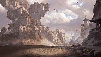 fantasy, castle HD wallpaper
