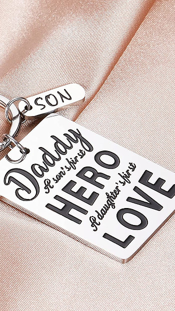 I Love Mom Dad, Silver Keychain, daddy HD phone wallpaper