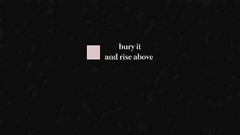 Bury It And Rise Above, typography HD wallpaper