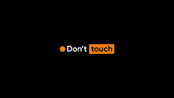 Dont Touch, typography, dark, black HD wallpaper