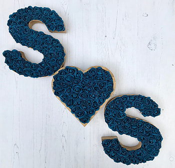 Heart shaped bedroom decor Rose filled heart Wooden heart. Etsy. S love , S letter , Stylish alphabets HD wallpaper