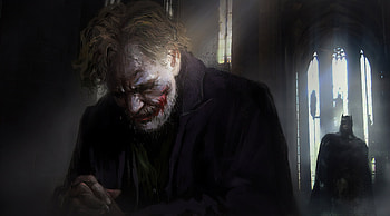 Old Joker, joker, superheroes, supervillain, artstation, artwork HD wallpaper