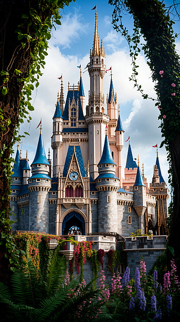 Cinderella Castle — Enchanted Mobile, castle HD phone wallpaper