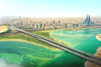 Bahrain background, Minimalist design HD wallpaper
