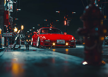 Mazda Rx 7 Digital Art , mazda-rx7, mazda, cars, artist, artwork, digital-art, artstation HD wallpaper