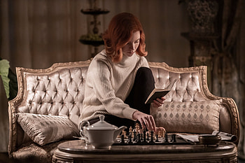 The Queen's Gambit film stills, Anya Taylor-Joy, Redhead, Chess prodigy HD wallpaper