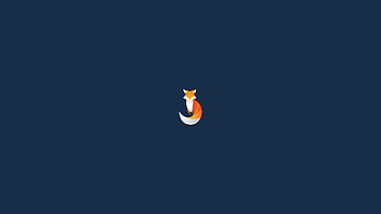 Fox Logo Minimalism, fox, logo, minimalism, artist, artwork, digital-art HD wallpaper