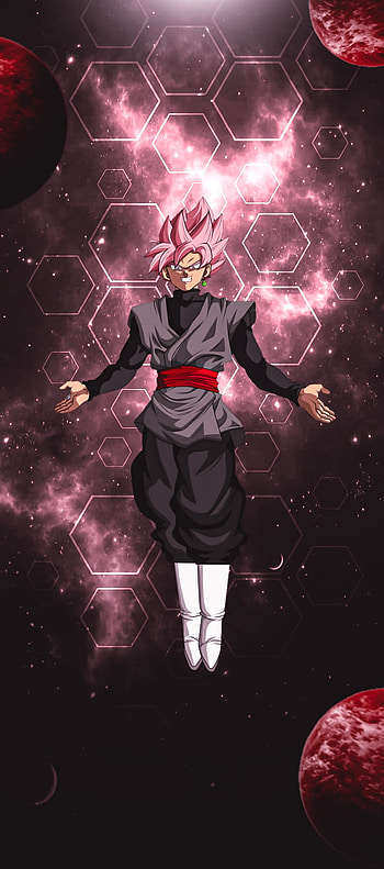 Black Goku, blackgoku, dragonballsuper, anime HD phone wallpaper