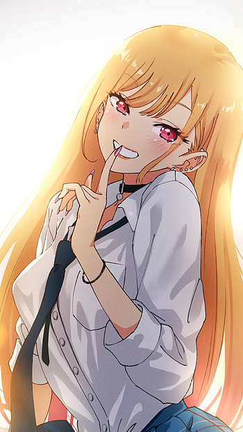 Marin Kitagawa Glow – My Dress-Up Darling Anime , Marin Kitagawa, Anime, My Dress-Up Darling HD phone wallpaper