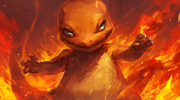 Fiery Charmander - Vibrant Pokémon Background, Charmander (Pokémon) HD wallpaper