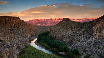 Rio Grande River In Big Bend National Park, mountains, river, national-park, nature HD wallpaper