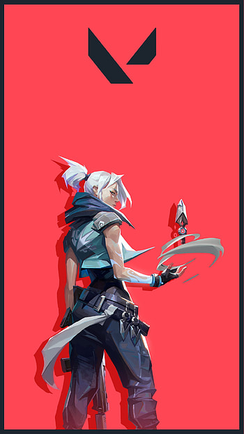 Jett 1, valorant, logo HD phone wallpaper