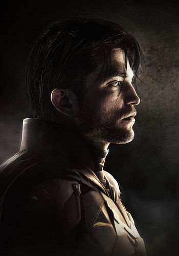 Bruce Wayne, Artstation, Digital art, Design HD phone wallpaper