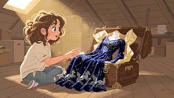 Attic Discovery: Princess Dress — HD wallpaper