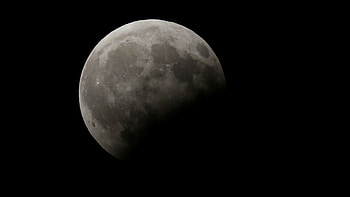 Moon eclipse in space, Enigmatic universe, Celestial ballet, Cosmic masterpiece HD wallpaper
