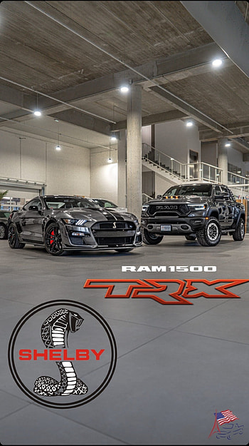 Shelby & TRX, 1500, car, Hellcat, truck, mustang, Ram HD phone wallpaper