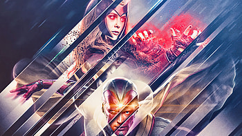 Scarlet Witch, Scarlet Witch and Vision, TV show mashup, resolution HD wallpaper