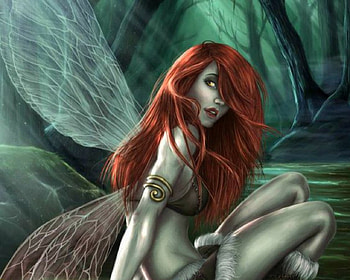Dark Fairy, fairy, forest, dark, woman HD wallpaper