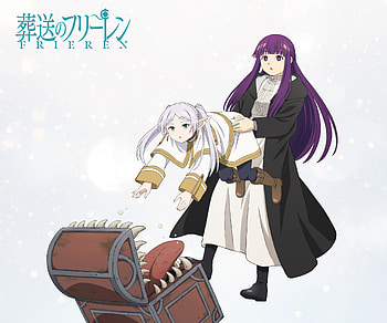 Anime, Frieren: Beyond Journey's End, Frieren (Frieren: Beyond Journey's End), Fern (Frieren: Beyond Journey's End) HD wallpaper