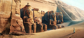 fantasy, temple HD wallpaper
