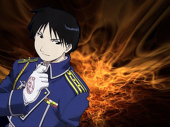 Roy Mustang, roy, alchemy, mustang, fullmental alchemist, fire HD wallpaper