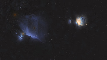 Universe, Stars, Glare, Nebula, Galaxy HD wallpaper