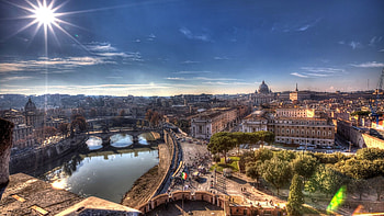Rome, Stunning landscapes, que city, Historic charm HD wallpaper