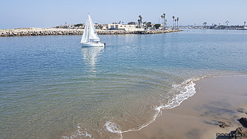 Sailing the Channel, Channel, Islands, Water, Waves, Horizon, Sailboat, California HD wallpaper