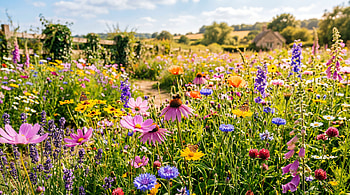 Summer Floral Meadow —, Nature, Flower Field HD wallpaper
