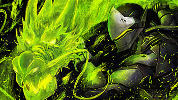 Genji in , Stunning , Epic backgrounds, Overwatch hero HD wallpaper