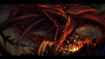 : Slifer the Sky Dragon, video games, Yugi, Yu-Gi- HD wallpaper