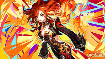 Mavuika Genshin Impact, Genshin Impact, Anime HD wallpaper