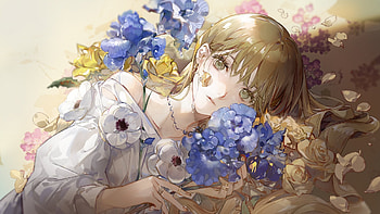 Anime Original, Girl, Anime, hair, Original HD wallpaper