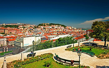 San Pedro de Alcantara, Lisbon (Portugal) HD wallpaper