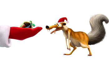 Squirrel, Ice Age, New Year, Miscellanea, Miscellaneous, Nut, Glacial Period HD wallpaper