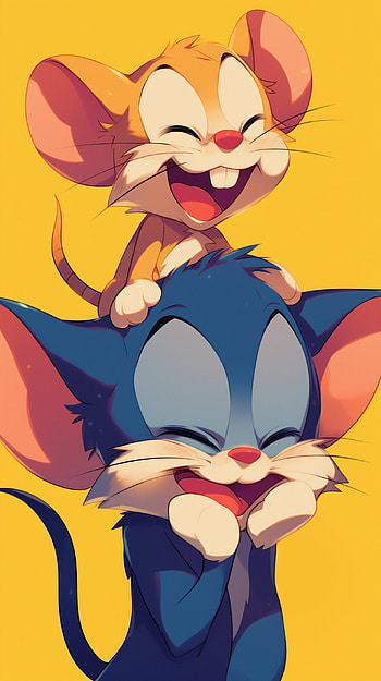 Charming Tom and Jerry for s HD phone wallpaper