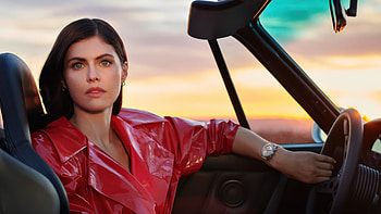 Alexandra Daddario 2025 Tag Heuer, alexandra-daddario, celebrities, actress, hoot HD wallpaper