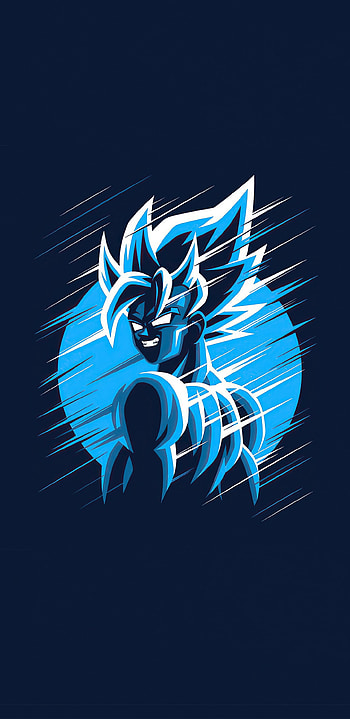 Dragon Ball Z, Minimal Goku artwork, Samsung Galaxy S8 HD phone wallpaper