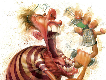 Celluar Provider. jpg, yelling, cell, frustrated, mad HD wallpaper