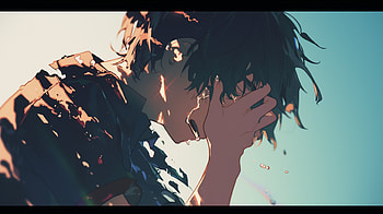Emotive Sad Anime Boy - Anime, sad anime, Anime, artistic, digital HD wallpaper