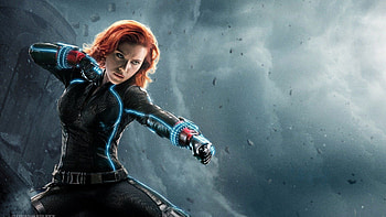 Black Widow , Artistic design, Mysterious aura, Fierce heroine HD wallpaper