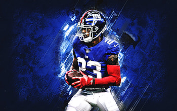 Logan Ryan, New York Giants, NFL, American football, grunge art, blue stone background, National Football League HD wallpaper