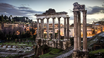 Ultra Roman Forum, Impressive architecture, Historic site, Astounding visuals HD wallpaper