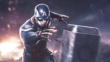 Captain America Hammer Artwork, captain-america, superheroes, artwork, artist HD wallpaper