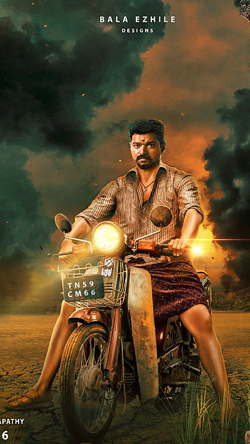 Thalapathy Vijay, Rowdy Look, Vijay HD phone wallpaper