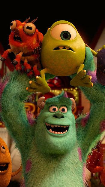 Monsters, Inc., movie, university HD phone wallpaper