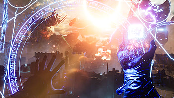Immortals of Aveum Epic Battle, video game, Immortals of Aveum, fantasy, magic, cosmic HD wallpaper