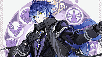Flins — Genshin Impact : Violet Resonance, video game, Genshin Impact, Flins (Genshin Impact) HD wallpaper