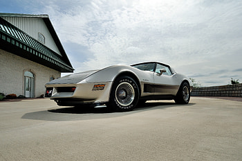 Chevrolet, Cars, Side View, Corvette, Silver, Silvery, 1982 HD wallpaper